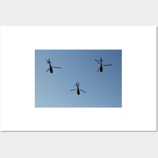 Serbian Air Force Helicopters In Formation Posters and Art